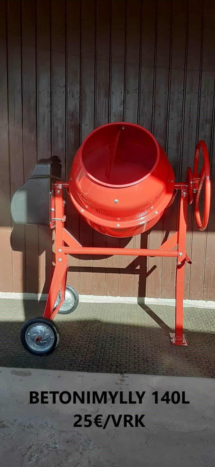 Betonimylly vuokraus, Aura